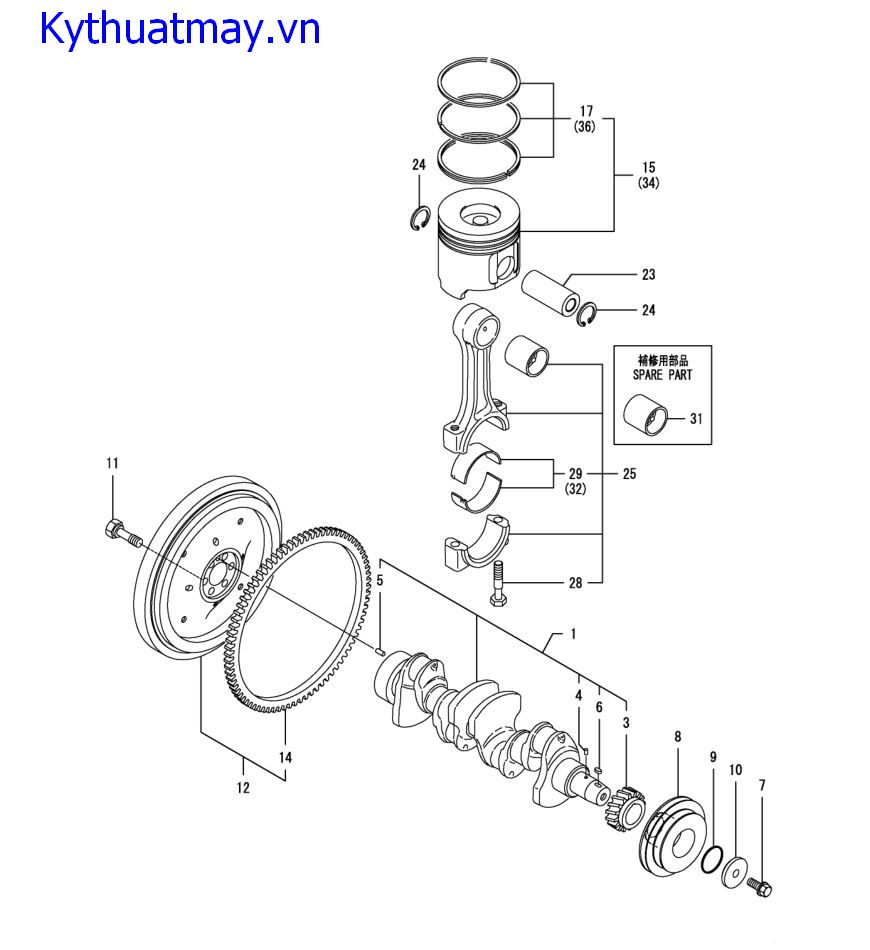 Pittong và trục khủy